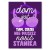 Plakat metalowy dom bez stanika Prezent
