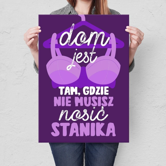 Poster metal dom bez stanika gift