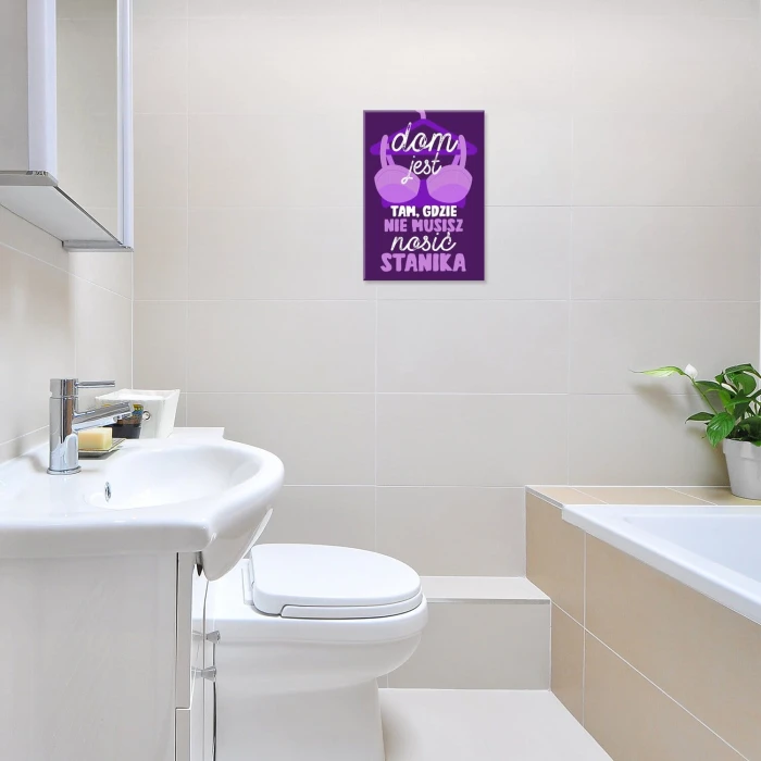 Poster metal dom bez stanika gift