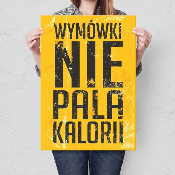 Plakat metalowy wymówki Prezent