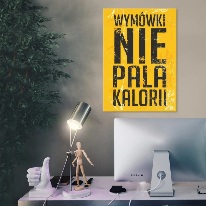 Poster metal wymówki gift