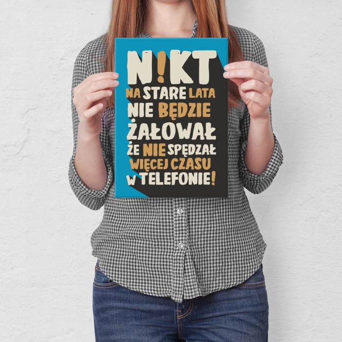 Poster metal NIKT gift