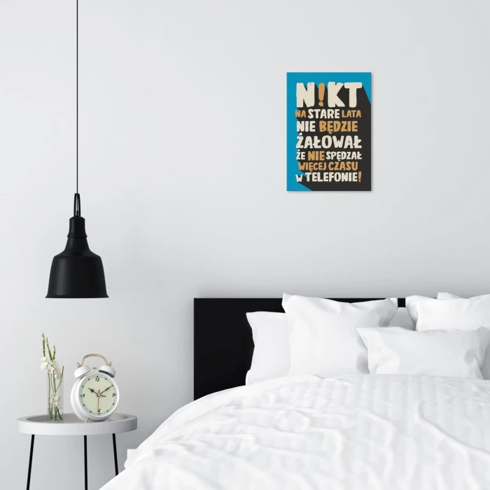 Plakat metalowy NIKT Prezent