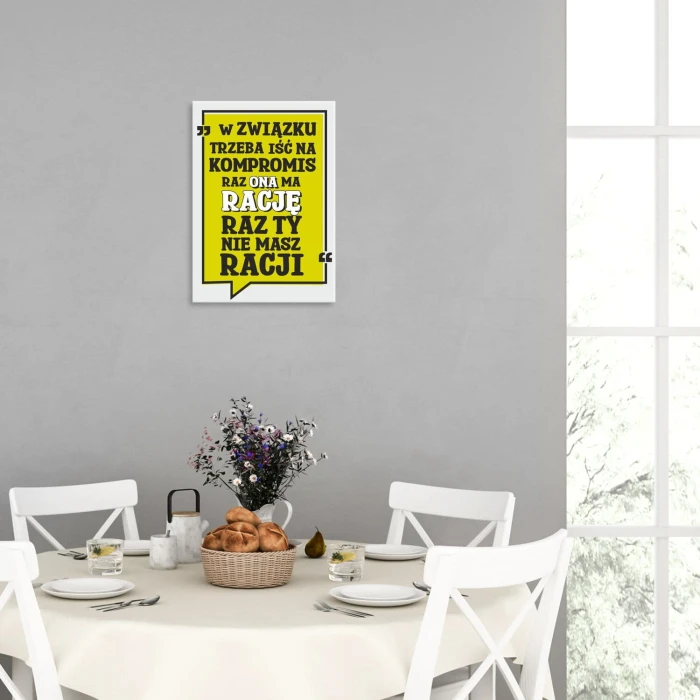 Poster metal w związku gift