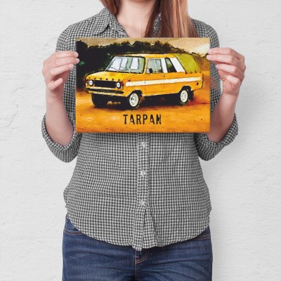 Plakat metalowy Tarpan Prezent