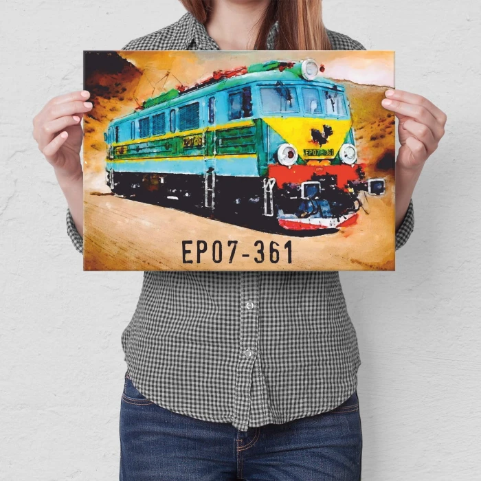 Plakat metalowy EP07-361 kolor Prezent