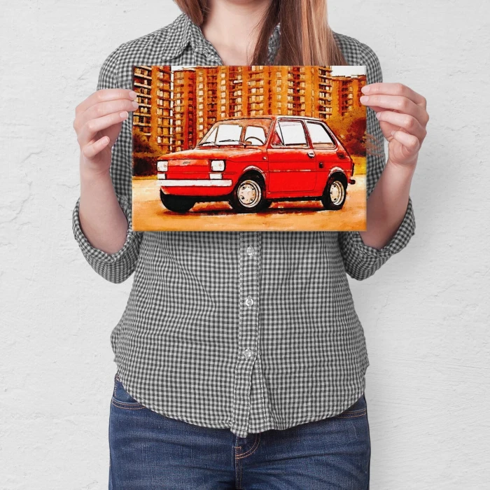 Poster metal 126p kolor gift