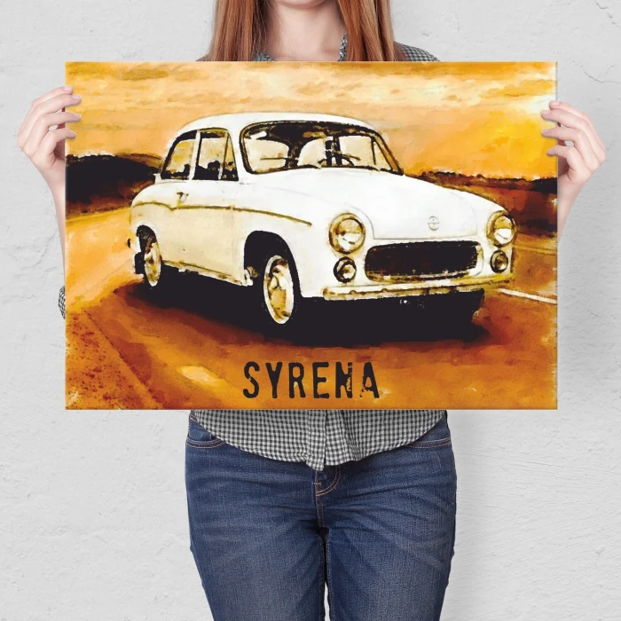Poster metal Syrena kolor gift