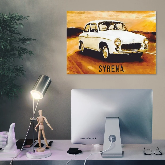 Poster metal Syrena kolor gift