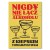 Poster metal nie łącz alkoholu gift