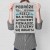Poster metal Podróże gift