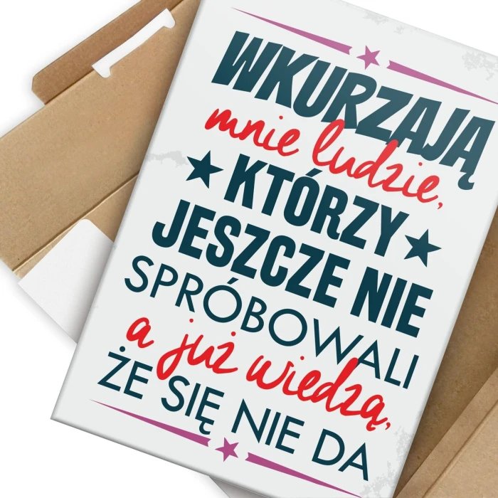 Plakat metalowy wiedzą że się nie da Prezent