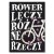 Poster metal rower leczy gift