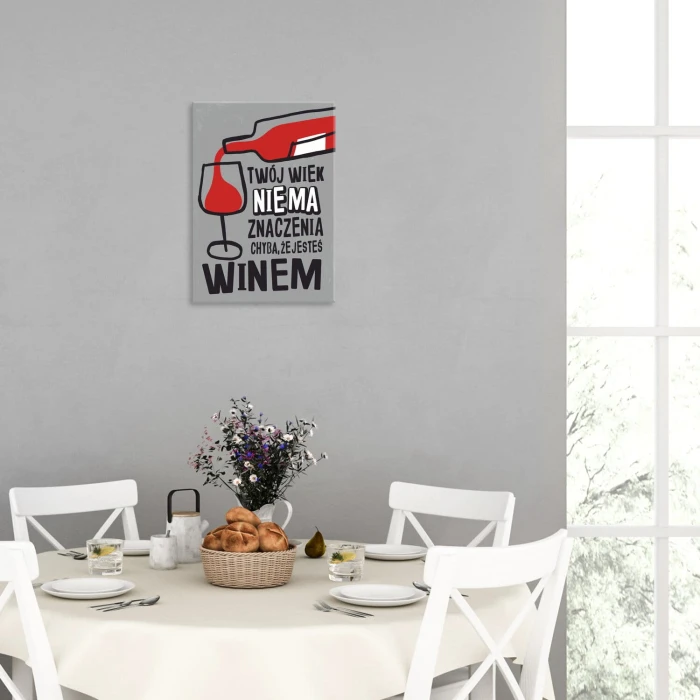 Poster metal Twój wiek gift