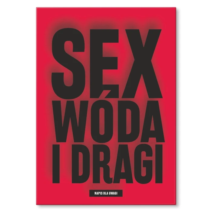 Plakat metalowy sex wóda i dragi Prezent