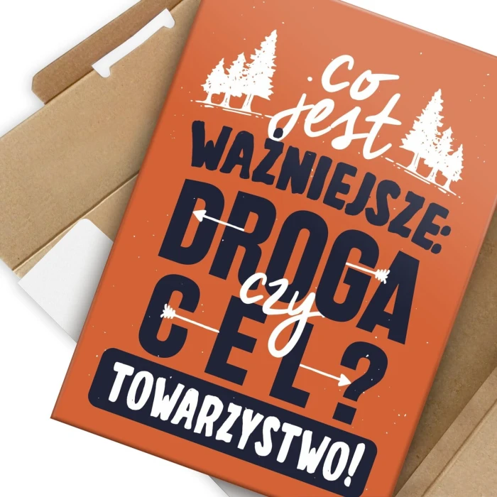 Poster metal droga czy cel gift