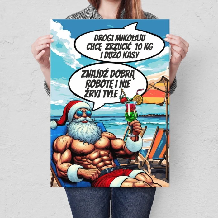 Poster metal od Mikołaja gift