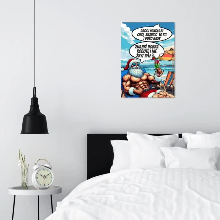 Poster metal od Mikołaja gift