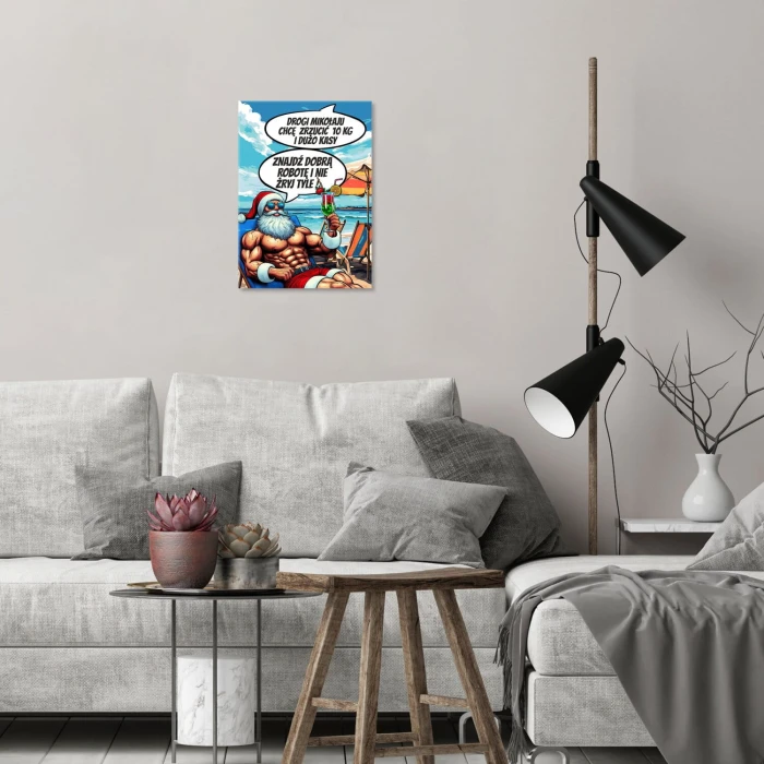 Poster metal od Mikołaja gift