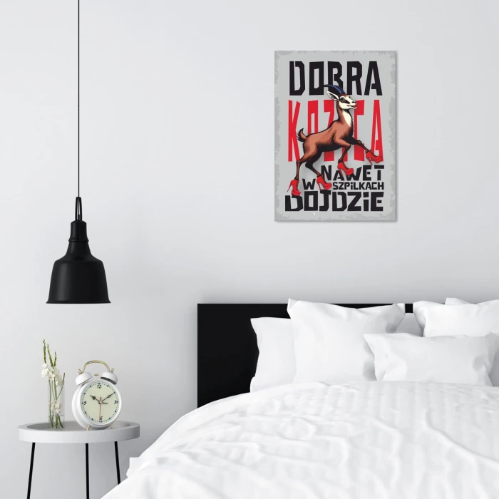 Poster metal dobra kozica gift