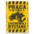 Poster metal praca w toku gift