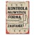 Poster metal Kontrola PRL gift