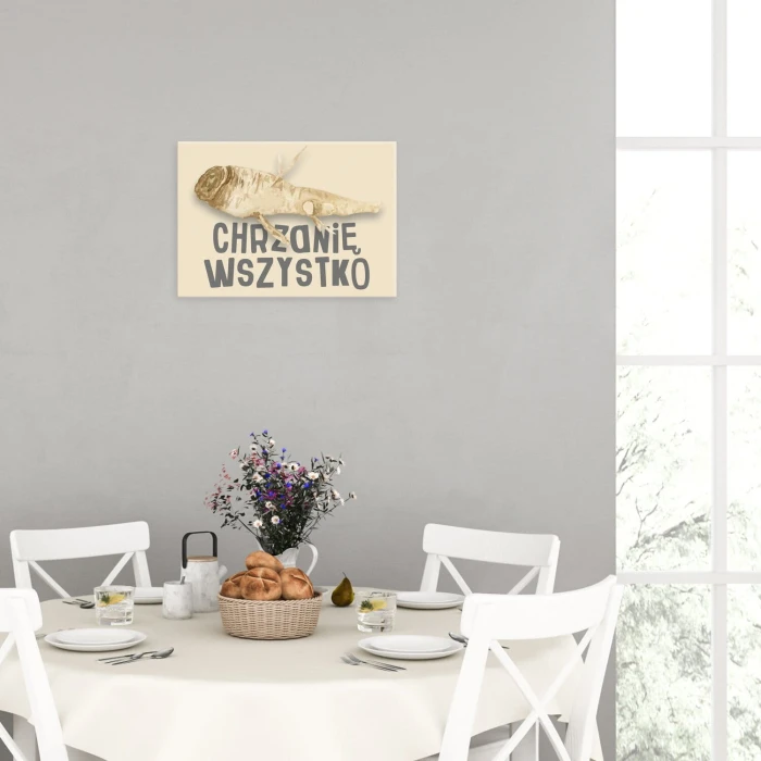 Poster metal wszystko chrzanię gift