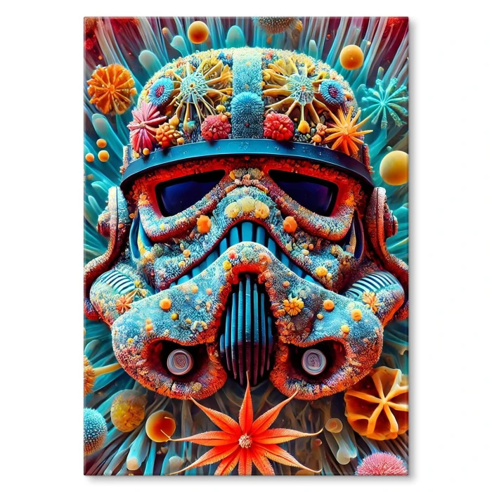 Poster metal colorful droid gift