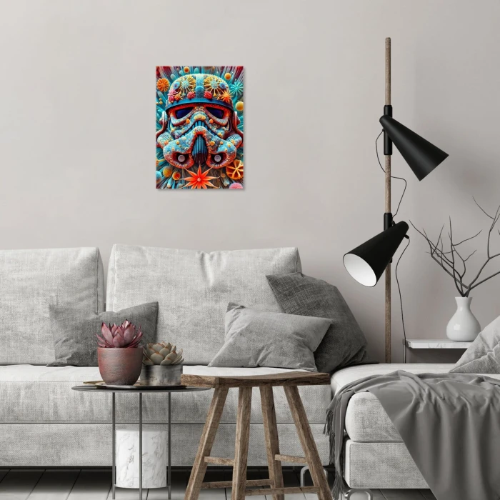 Poster metal colorful droid gift