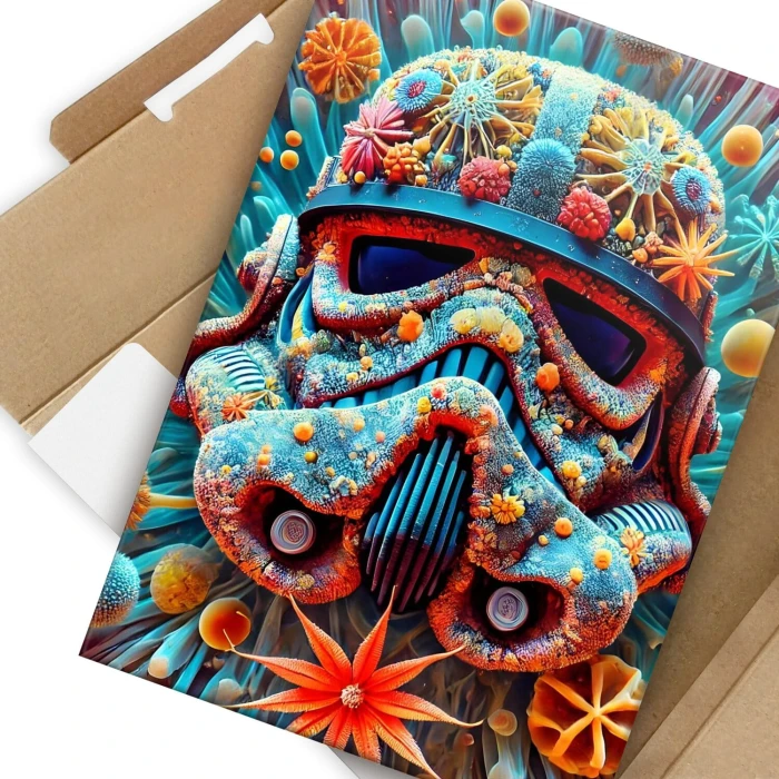 Poster metal colorful droid gift