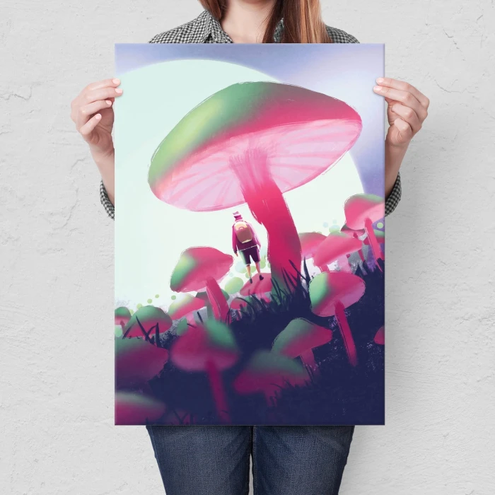 Plakat metalowy Magiczny ogród Prezent