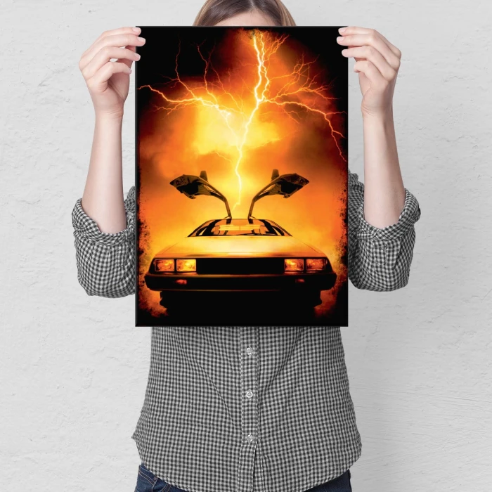 Plakat metalowy Back to the future Prezent