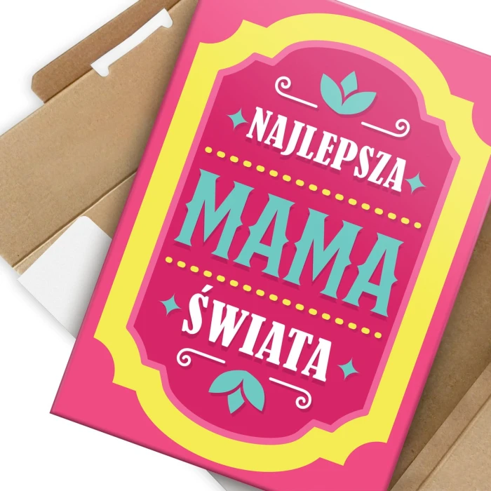Plakat metalowy Najlepsza mama świata Prezent