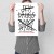 Plakat metalowy Sex drugs coffee Prezent