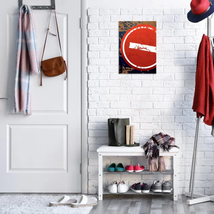 Plakat metalowy Zakaz Prezent