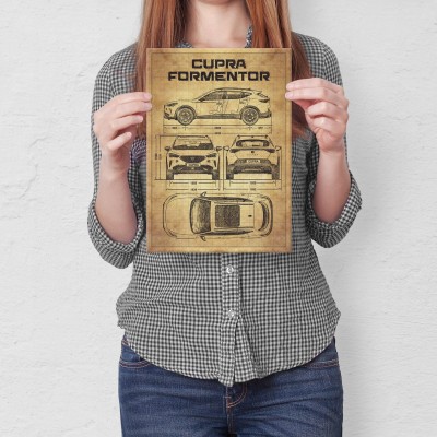 Poster metal CUPRA FORMENTOR gift