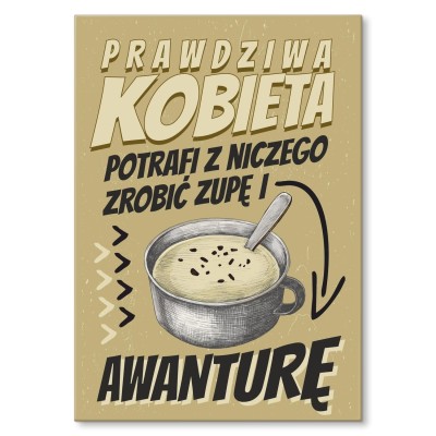 Poster metal zupa i awantura gift