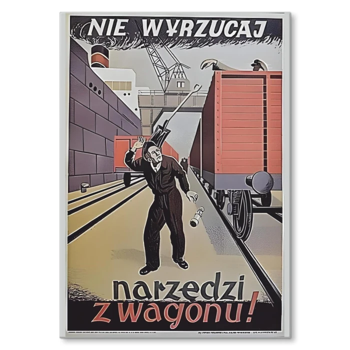 Poster metal nie wyrzucaj narzędzi gift