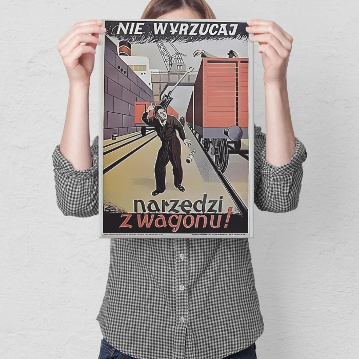 Poster metal nie wyrzucaj narzędzi gift