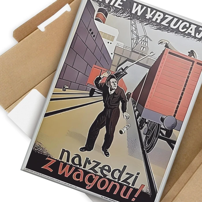 Poster metal nie wyrzucaj narzędzi gift
