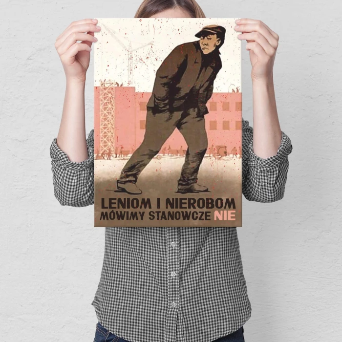 Poster metal leniom i nierobom gift
