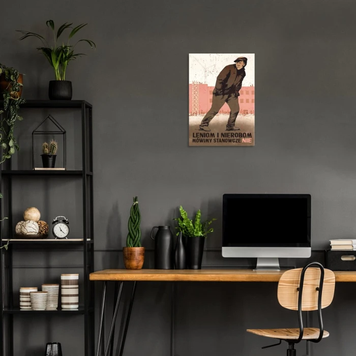 Poster metal leniom i nierobom gift