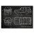 Poster metal Toyota Land Cruiser Samochód Auto Motoryzacja Patent Slate gift