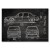 Poster metal Tatra 613 Samochód Auto Motoryzacja Patent Slate gift