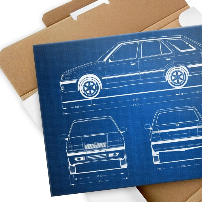 Poster metal Skoda Felicia Samochód Auto Motoryzacja Patent Tech gift