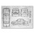Plakat metalowy Skoda 440 Samochód Auto Motoryzacja Patent Stone Prezent