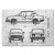 Poster metal Skoda 120 Samochód Auto Motoryzacja Patent Stone gift