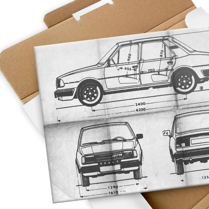Poster metal Skoda 120 Samochód Auto Motoryzacja Patent Daily gift