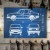 Plakat metalowy Skoda 120 Samochód Auto Motoryzacja Patent Tech Prezent