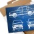 Poster metal Skoda 120 Samochód Auto Motoryzacja Patent Tech gift